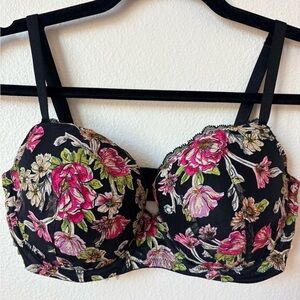 Victoria’s Secret Floral Black Women's Bra 32DDD